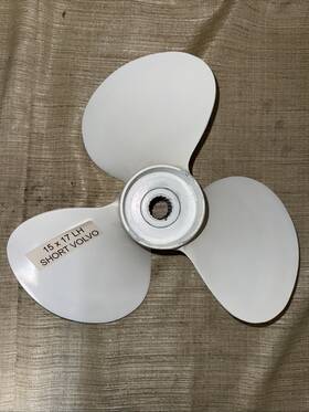 Smc344 Michigan Wheel Volvo/michigan 15x17 Lh Short Hub Aluminum Propeller