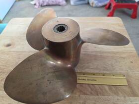 Smc776 Michigan Wheel Smc766 Brass Prop No Hub Included Used. Asis. Untested