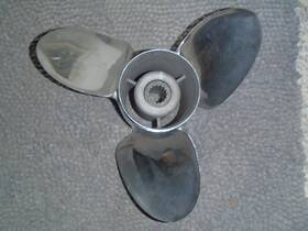 1980ish Michigan Wheel Ssm425 Stainless Steel Rh Prop 15 Spline Ssm-425 80 Hp Yamaha