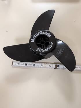 Mga089g Motor Guide Oem Motorguide Machete Ii 3-blade Propeller Trolling Prop Used Vgc Fishing