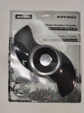 2562125 Motorguide Katana 10.25 Inch 2 Blade Weedless Propeller For Elec. Trolling Motor