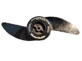 Af124-05 Motorguide Used 2-blade 3 Inch Propeller # 12 Kit Ninja Mga049a With Mounting Hardware
