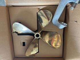 203786s Og Boat Propeller Gmp Oj - 4 Blade Bronze 14.25 X 14.5 .120 Cup Splined Shaft