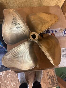 1773 Oj 17 X14 1/4 Wakepro V4 Inch Lh Propeller
