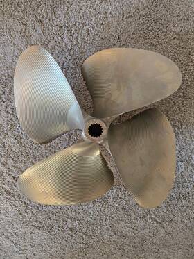 805-mf Oj Prop 14.75x15.25-4 Blade Wakepro 805