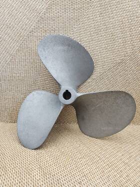 Bm-19994 Oj 12x13 Boat Propeller Vintage 589 Bm19994 3 Blade Brass