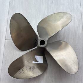 1283 Oj Propeller 14x18 1-1/8 Force 14 X 18 4 Blade Inboard 1 1/8 Inch Shaft