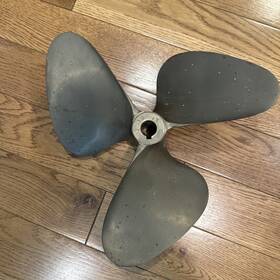 Je3525 Oj Propeller 13 X Inboard 3 Blade Legend Left Hand Nibral 1 Inch Shaft #1021