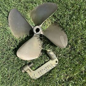 10669 Oj Props #10669 14.25 X 14 Lc 1 1/8 4-blade Boat Propeller Pro Pull Puller