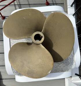1105 Oj Props 3 Blade Bronze Boat Prop Propeller 16 X 15 124