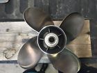 Om250pfl4r16s Powertec Evinrude Outboard Motor Stainless Steel Prop