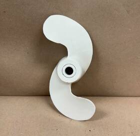 312120 Omc Used Oem Johnson And Evinrude 8 X 7 1/4 Aluminum 2b Outboard Propeller #312120