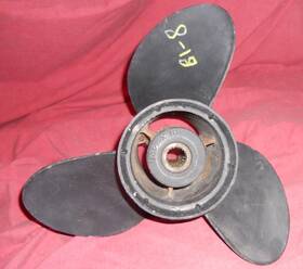 3850317 Omc Sst 14 1/2 X 19 Stainless Steel Propeller For Sx Volvo 8-18