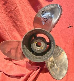 3850322 Omc Viper 14 3/4 X 21 Stainless Steel Propeller For Volvo Sx 27-23