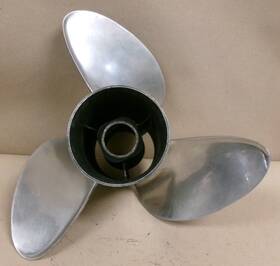 769912 Omc Used Oem Brp J&e Viper 14 3/4 X 16 Stainless Propeller Part #