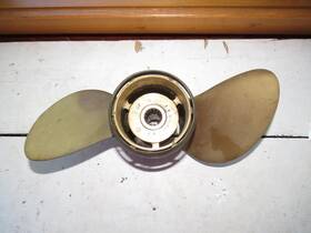384141 Omc Evinrude Johnson Vintage Brass 2 Blade Prop 13 3/4 X 21