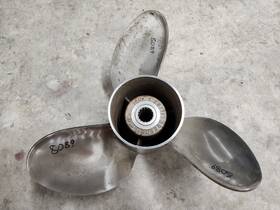 398505 Omc Evinrude Johnson Raker Counter 14 1/2 Inch X 26p Ss Propeller P8089