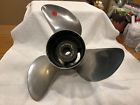 13-1-2 P695 Michigan Wheel Stainless Prop Used Johnson Evinrude