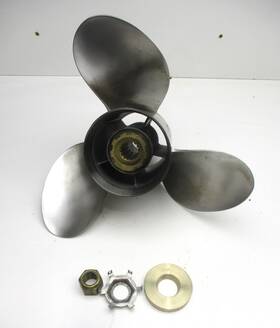 M135red-18p Power Tech 13 1/4 X 18 P Ss Propeller 40-140 Hp Mercury Force Honda Outboards