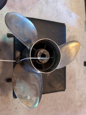 Ofs3r19pms275 Power Tech Stainless Steel Mercury 15 Spline Prop Propeller 14 1/2 14.5 X 19 #ofs3r19pms275