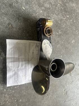 Raf3r19put145 Power Tech Raf3r13put145 Stainless Steel Propeller Used Once