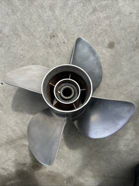 Scd4r17ppym90 Power Tech 17 Pitch Four Blade Prop Propeller Scd4r17pyn90