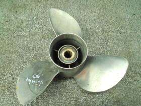 Y650srd-14p Power Tech Powertech Stainless Propeller Std Rot R/h 11 1/4 X 14p Yamaha Prop