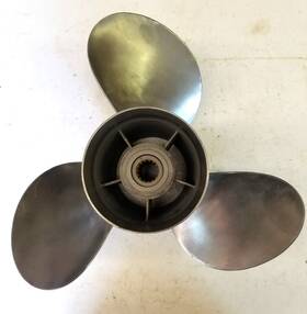 341119 Powertech 14x19 Pitch 15 Spline Stainless Steel Prop