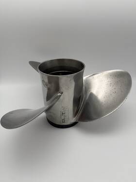 Eldr3r15pvt145 Powertech Stainless Propeller 13.375x 15 Pitch For Yamaha Euc