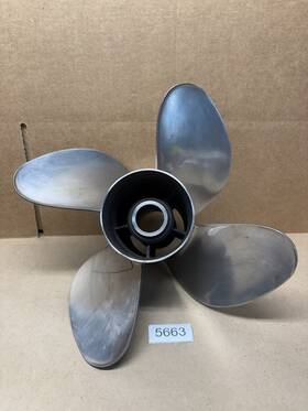 Ms175tro4r24p Powertech 13-3/4 Inch Power-tech Tro4 Stainless 4 Blade 24p Prop Hub Cushionlok / Sq Ms175