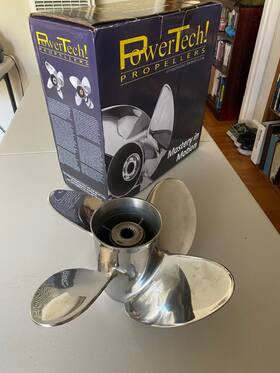 Ofs4r15pcl200 Powertech Ofs4 15.25 X 15p 4 Blade Propeller Standard Rotation Yamaha