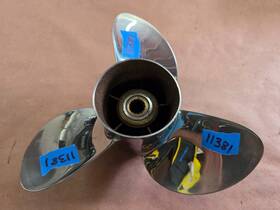 Ost3r15pom140 Powertech Ost3 13 3/4 Inch X 15p Ss Propeller Omc Evinrude P11381