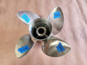 Phr4r17pms275 Powertech 4 Blade 14 1/4 Inch X 17p Phr4 Ss Prop Flo Torq P11032