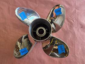 Rk4-14.5x20p-ms Powertech Rkr4 4 Blade 14 1/2 Inch X 20p Ss Prop Flo Torq P11105