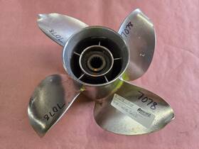 Ym90rxb4r14s Powertech Rxb4 4 Blade 13 1/4 Inch X 14p Ss Prop Needs Work P7078