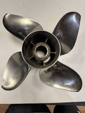 Rxb4r15p-vt145 Powertech 13.25x15rh Rxb4 4-blade Stainless Steel Propeller