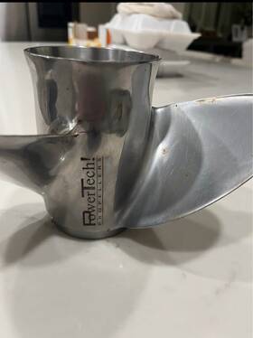 Sra3r12ptn30 Powertech Ss Propeller For 30hp Tohatsu/mercury/nissan