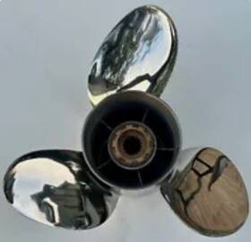 Un200ptc3l21 Powertech 3 X 14 1/4 21p Lh Stainless Steel Propeller Fits Yamaha And Mercury