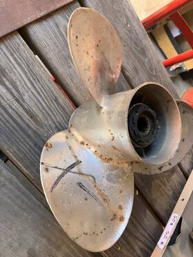Wbh3r9sph115 Powertech Wbh3 Wbh3r9sh115 14 Inch X 9p Ss Prop Honda Mercury Yamaha Suzuki #