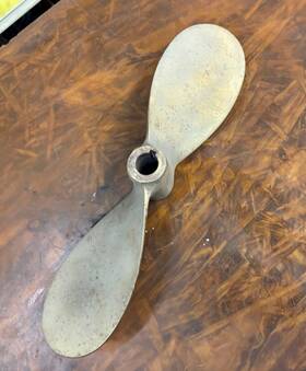 15x13-rt Propeller 15x13 2 Blade Bronze 1 Inch Shaft Rt Sailboat