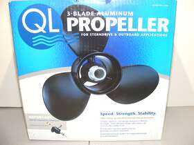 41102304 Ql New C-series Propeller 11.6 X 11rh 3-blade 25-70hp Fits 3 1/2 Inch Hub