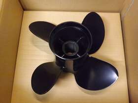 41102324 Ql Propeller 12.5 X 19 Rh 4 Blade Series D Prop No Hub Kit Included Outboard