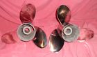 Qs1006 Qs1007 Quicksilver Qs Thunderbolt Stainless Steel Prop Set Mercury Alpha Bravo