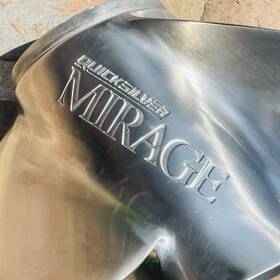 13705-a-47 Quicksilver Stainless Steel 23p Mirage 48 13705 A-47 Boat Propeller Prop