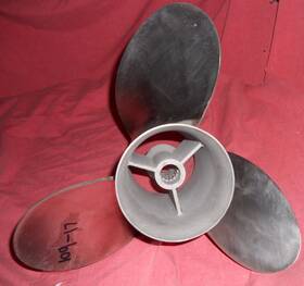 48-13241-19 Quicksilver Mirage Solid Hub 15 1/4 X 19 Stainless Steel Propeller 109-17