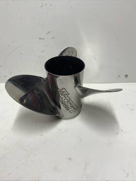 48-16547-23 Quicksilver Laser 2 Propeller Stainless Steel 13 3/4x23p Prop 48-16547