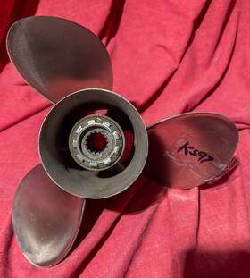 48-72758-25 Quicksilver 12 5/8 X 25 48-72758 Stainless Prop Mercury Mariner 40-140hp K597