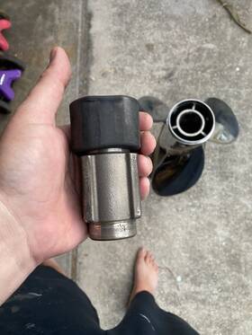 8m0101604 Quicksilver Flo-torq Ssr Solid Propeller Hub