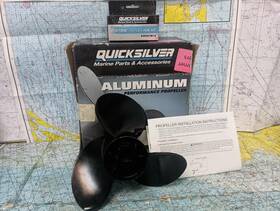 0705.02 Quicksilver Qa2082x Boatersft Resale Shop Of Tx 2602 Aluminum 3 Blade 10-1/4rh14 Prop