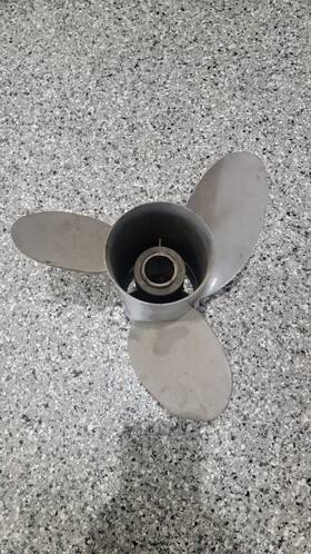 Qs5072x Quicksilver Qs5792x 13 7/8 3 Blade 21 Pitch Stainless Steel Propeller